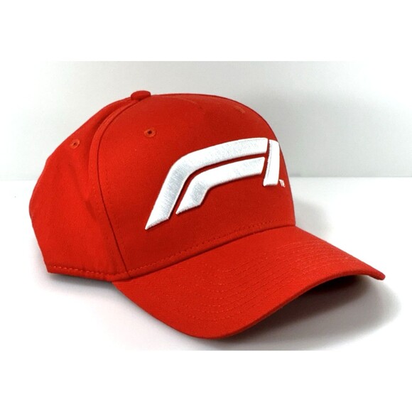 F1 Formula 1 Racing  Officially Licensed Adjustable Strapback Red and White Hat - Picture 3 of 9